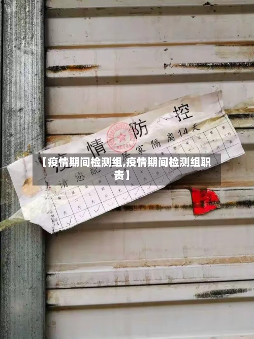 【疫情期间检测组,疫情期间检测组职责】-第3张图片
